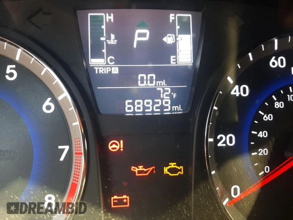 2017 Hyundai Accent SE with VIN KMHCT5AE7HU349412, listed as a Copart auction lot 63763332 with 68,929 mi miles. Bid and sale history available at carsss.com. Image 8.