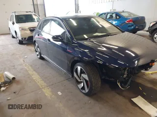 2022 Volkswagen Golf GTI S with VIN WVWG87CD5NW178683, listed as a IAAI auction lot 41711208 with 57,901 mi miles. Bid and sale history available at carsss.com. Image 1.