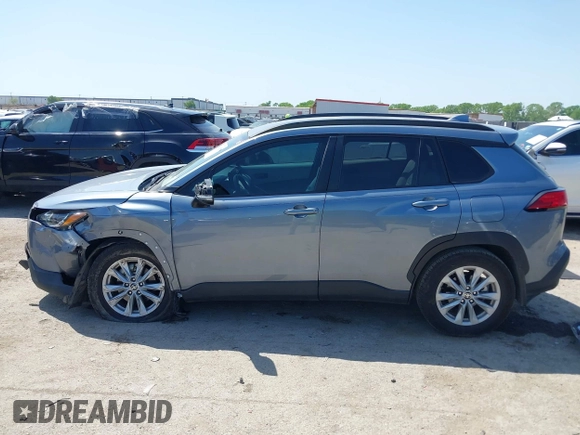 2023 Toyota Corolla Cross LE with VIN 7MUCAAAGXPV045651, listed as a IAAI auction lot 42006289 with 23,282 mi miles and . Bid and sale history available at DreamBid. Image 14.
