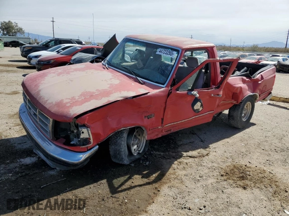 1994 Ford F-150 with VIN 2FTDF15Y5RCA59958, listed as a Copart auction lot 44723265 with 0 mi miles and Salvage Title. Bid and sale history available at carsss.com. Image 1.