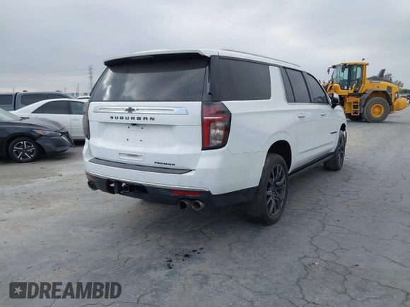 2023 Chevrolet Suburban Premier with VIN 1GNSKFKD6PR294748, listed as a IAAI auction lot 41947920 with 44,783 mi miles and . Bid and sale history available at DreamBid. Image 3.