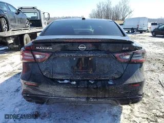 2023 Nissan Maxima SR with VIN 1N4AA6EV1PC505472, listed as a Copart auction lot 46052345 with 19,117 mi miles and Salvage Title. Bid and sale history available at carsss.com. Image 6.