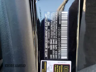 2024 Mercedes-Benz C 63 S AMG E Performance with VIN W1KAF8AB6RR186031, listed as a Copart auction lot 84220074 with 7,202 mi miles and Salvage title. Bid and sale history available at DreamBid. Image 15.