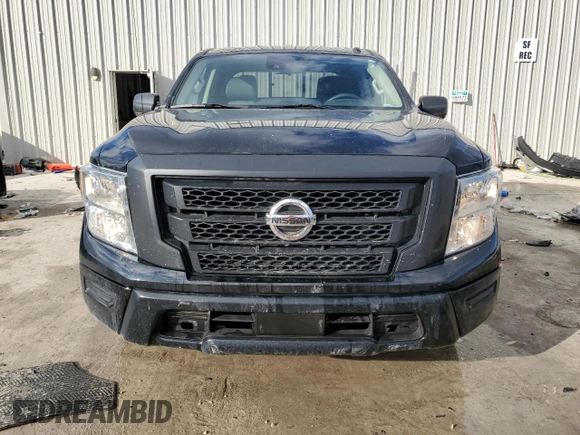 2021 Nissan Titan SV with VIN 1N6AA1EEXMN520417, listed as a Copart auction lot 46589185 with 85,530 mi miles and Salvage Title. Bid and sale history available at DreamBid. Image 5.