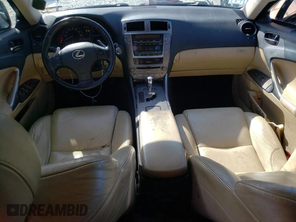 2008 Lexus IS 250 with VIN JTHCK262882023553, listed as a Copart auction lot 52420555 with 207,049 mi miles and Clean Title. Bid and sale history available at carsss.com. Image 8.
