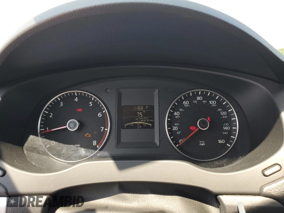 2013 Volkswagen Jetta SE with VIN 3VWDP7AJ6DM444111, listed as a Copart auction lot 60243665 with 47,005 mi miles and Salvage title. Bid and sale history available at DreamBid. Image 9.