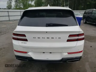 2021 Genesis GV80 with VIN KMUHB4SB9MU036462, listed as a Copart auction lot 48688625 with 57,904 mi miles and Salvage title. Bid and sale history available at DreamBid. Image 6.