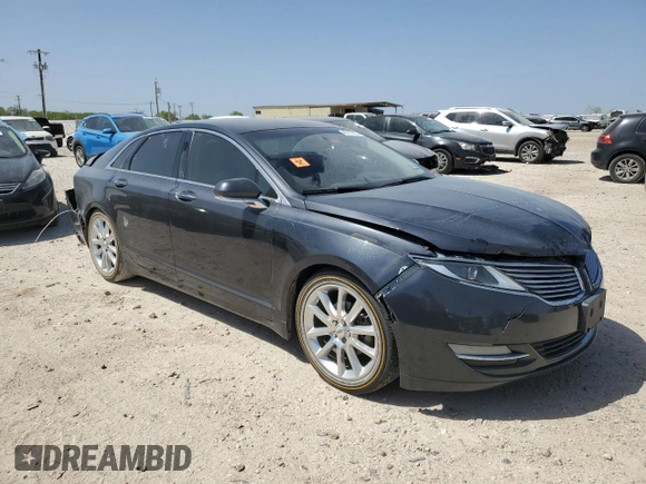 2014 Lincoln MKZ with VIN 3LN6L2GK1ER831756, listed as a Copart auction lot 49974955 with 190,434 mi miles and Salvage Title. Bid and sale history available at carsss.com. Image 4.