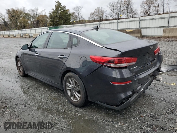 2019 Kia Optima S with VIN 5XXGT4L36KG284688, listed as a Copart auction lot 83970254 with 98,616 mi miles and Salvage Title. Bid and sale history available at carsss.com. Image 2.