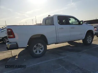 2020 Ram 1500 Laramie with VIN 1C6SRFDT0LN253615, listed as a Copart auction lot 49910145 with 77,895 mi miles and Salvage Title. Bid and sale history available at carsss.com. Image 3.