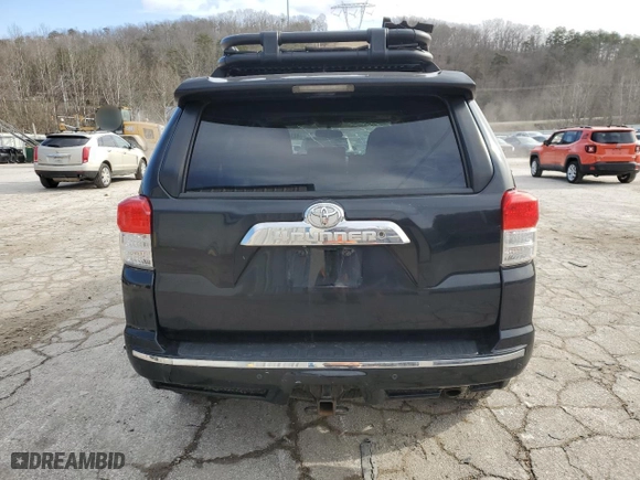 2012 Toyota 4Runner SR5 with VIN JTEBU5JR0C5077638, listed as a Copart auction lot 46248315 with 255,055 mi miles and Salvage Title. Bid and sale history available at carsss.com. Image 6.