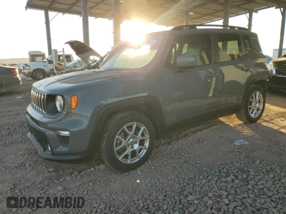 2020 Jeep Renegade Latitude с VIN ZACNJABB6LPM03354, выставлен на аукционе Copart как лот 85270054 с пробегом Не указан миль и Списание • Salvage title. История ставок и продаж доступна на DreamBid. Изображение 1.