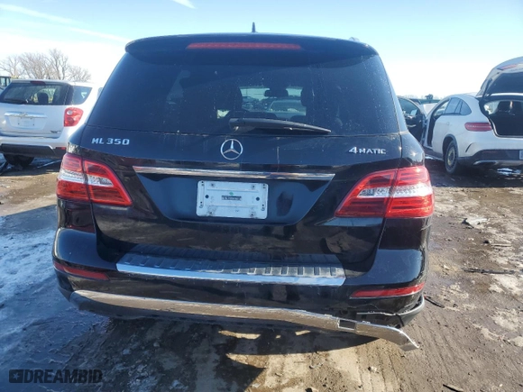 2012 Mercedes-Benz M-Class ML 350 with VIN 4JGDA5HB9CA027676, listed as a Copart auction lot 87976255 with 119,230 mi miles and Salvage Title. Bid and sale history available at carsss.com. Image 6.