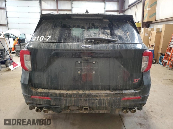 2022 Ford Explorer ST z VIN 1FM5K8GC2NGC27473, wystawiony jako Copart lot #49190175 z przebiegiem 28 611 mil mil oraz Nie do naprawy • Non repairable. Historia ofert i sprzedaży dostępna na DreamBid. Obrazek 6.