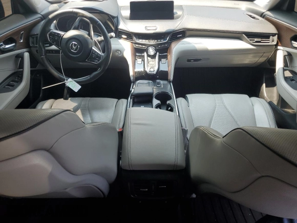 2021 Acura TLX Advance with VIN 19UUB5F64MA011850, listed as a Copart auction lot 59202205 with Not provided miles and Salvage title. Bid and sale history available at DreamBid. Image 8.