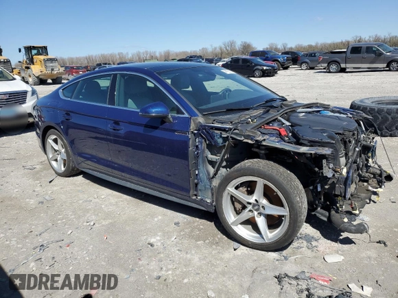 2018 Audi A5 Sportback Premium Plus с VIN WAUENCF5XJA052319, выставлен на аукционе Copart как лот 44125225 с пробегом Не указан миль и Списание • Salvage title. История ставок и продаж доступна на DreamBid. Изображение 4.