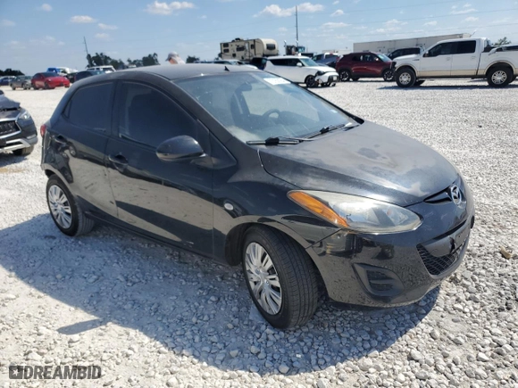 2012 Mazda Mazda2 Sport with VIN JM1DE1KYXC0151217, listed as a Copart auction lot 73162184 with 191,348 mi miles and Salvage Title. Bid and sale history available at carsss.com. Image 4.