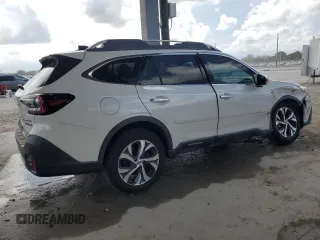 2020 Subaru Outback Touring XT with VIN 4S4BTGPD7L3232059, listed as a Copart auction lot 61237665 with 62,553 mi miles and Salvage title. Bid and sale history available at DreamBid. Image 3.