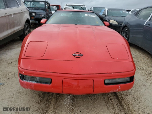 1993 Chevrolet Corvette with VIN 1G1YY23P8P5101003, listed as a Copart auction lot 77685914 with 0 mi miles and Non Repairable. Bid and sale history available at carsss.com. Image 5.