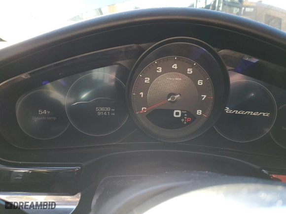 2018 Porsche Panamera with VIN WP0AA2A7XJL107307, listed as a Copart auction lot 78909923 with 53,639 mi miles. Bid and sale history available at carsss.com. Image 9.