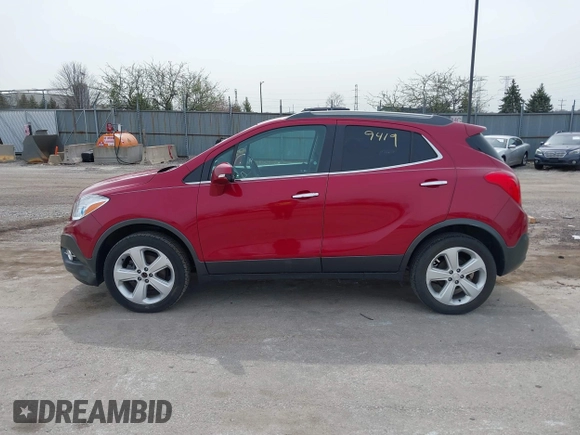 2016 Buick Encore Convenience with VIN KL4CJFSB3GB630339, listed as a IAAI auction lot 41939419 with 83,293 mi miles. Bid and sale history available at carsss.com. Image 14.