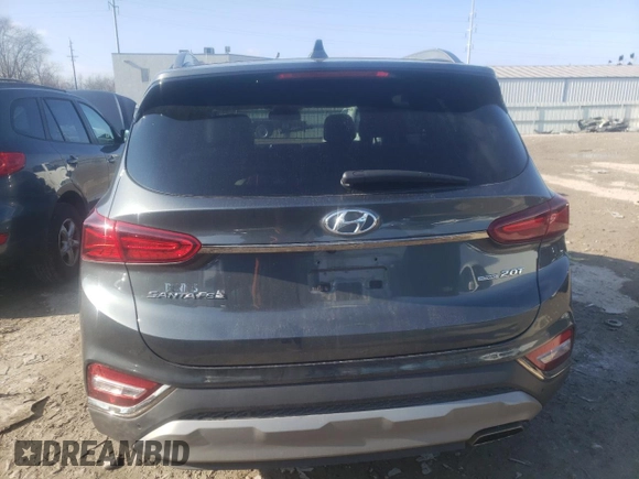 2020 Hyundai Santa Fe Limited with VIN 5NMS5CAA3LH224404, listed as a Copart auction lot 68591572 with 25,581 mi miles. Bid and sale history available at carsss.com. Image 6.