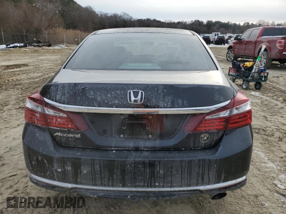 2017 Honda Accord Sedan LX with VIN 1HGCR2F31HA235790, listed as a Copart auction lot 41958745 with 77,054 mi miles and Salvage Title. Bid and sale history available at carsss.com. Image 6.