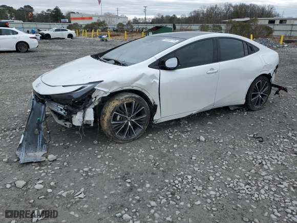 2024 Toyota Prius LE with VIN JTDACAAU6R3018808, listed as a Copart auction lot 43353775 with 23,287 mi miles and Salvage Title. Bid and sale history available at carsss.com. Image 1.