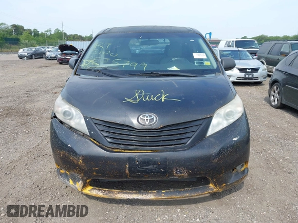 2014 Toyota Sienna L with VIN 5TDZK3DC0ES445088, listed as a IAAI auction lot 42443966 with Not provided miles and . Bid and sale history available at DreamBid. Image 11.
