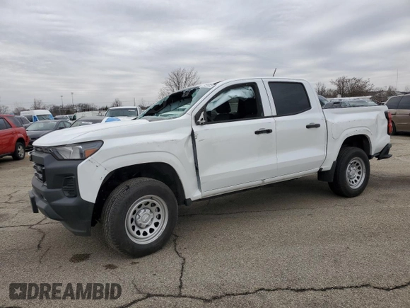 2024 Chevrolet Colorado 2WD Work Truck with VIN 1GCGSBEC8R1132891, listed as a Copart auction lot 46445545 with 3,588 mi miles and Salvage Title. Bid and sale history available at DreamBid. Image 1.