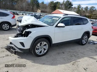 2023 Volkswagen Atlas SE z VIN 1V2HR2CA5PC557311, wystawiony jako Copart lot #48495665 z przebiegiem 18 583 mil mil oraz Szkoda całkowita • Salvage title. Historia ofert i sprzedaży dostępna na DreamBid. Obrazek 1.