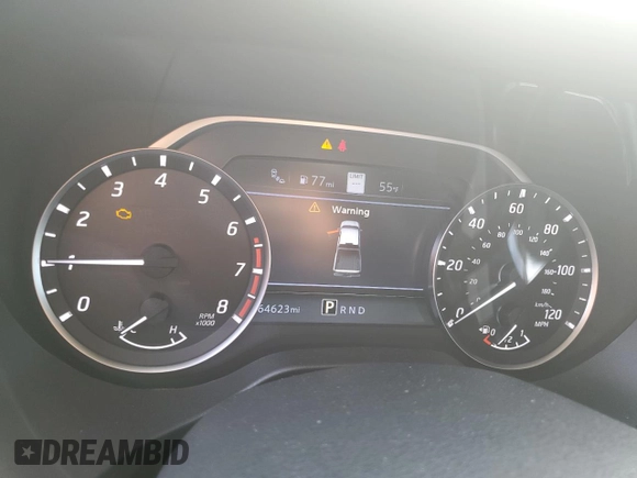 2020 Nissan Titan Platinum Reserve with VIN 1N6AA1EFXLN505021, listed as a Copart auction lot 41728575 with 64,623 mi miles and Salvage title. Bid and sale history available at DreamBid. Image 9.