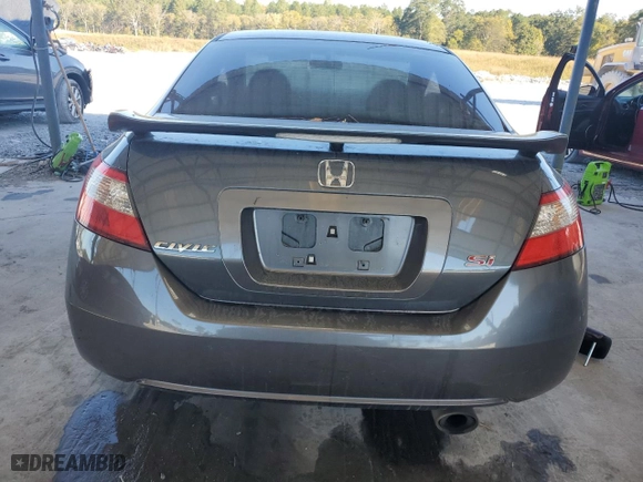 2009 Honda Civic Cpe Si with VIN 2HGFG215X9H703465, listed as a Copart auction lot 76944244 with 166,806 mi miles and Salvage Title. Bid and sale history available at carsss.com. Image 6.