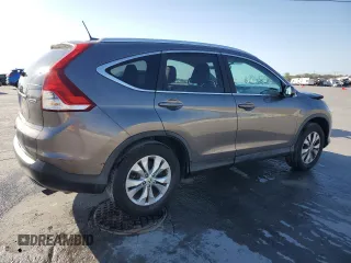 2012 Honda CR-V EX-L with VIN 5J6RM4H7XCL007393, listed as a Copart auction lot 52378715 with 126,002 mi miles and Salvage Title. Bid and sale history available at carsss.com. Image 3.