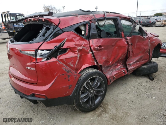 2021 Acura RDX w/A-Spec Package with VIN 5J8TC1H6XML009250, listed as a Copart auction lot 86872864 with 47,532 mi miles and Salvage Title. Bid and sale history available at carsss.com. Image 3.