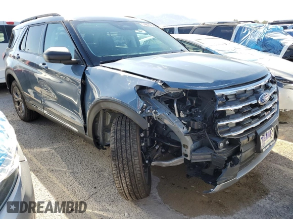 2025 Ford Explorer Active z VIN 1FMUK8DH7SGA39605, wystawiony jako Copart lot #51682145 z przebiegiem 305 mil mil oraz Szkoda całkowita • Salvage title. Historia ofert i sprzedaży dostępna na DreamBid. Obrazek 4.