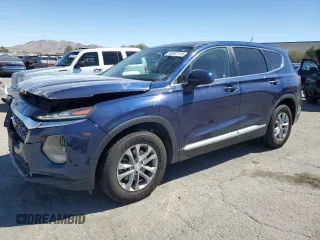 2019 Hyundai Santa Fe SE with VIN 5NMS23AD4KH080248, listed as a Copart auction lot 50587115 with 62,265 mi miles and Salvage Title. Bid and sale history available at carsss.com. Image 1.