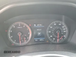 2018 Hyundai Sonata Sport Plus with VIN 5NPE34AF8JH715717, listed as a Copart auction lot 50510395 with 65,931 mi miles and Salvage Title. Bid and sale history available at DreamBid. Image 9.