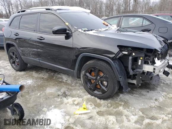 2016 Jeep Cherokee 75th Anniversary with VIN 1C4PJMCB7GW218945, listed as a Copart auction lot 41628885 with 103,604 mi miles and Salvage Title. Bid and sale history available at carsss.com. Image 4.