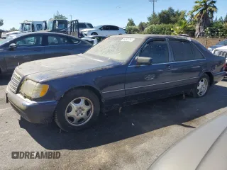 1997 Mercedes-Benz S-Class with VIN WDBGA51GXVA335738, listed as a Copart auction lot 68580254 with 0 mi miles and Clean Title. Bid and sale history available at carsss.com. Image 1.