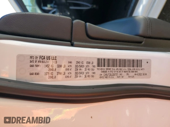 2018 Jeep Grand Cherokee High Altitude с VIN 1C4RJFCG8JC267371, выставлен на аукционе Copart как лот 65508575 с пробегом 104 064 миль миль и Чистый • Clean title. История ставок и продаж доступна на DreamBid. Изображение 13.