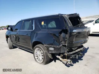 2021 Chevrolet Suburban High Country with VIN 1GNSKGKL3MR208644, listed as a Copart auction lot 49566724 with 0 mi miles and Salvage Title. Bid and sale history available at carsss.com. Image 2.