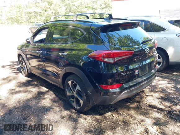 2016 Hyundai Tucson Limited with VIN KM8J33A28GU259038, listed as a IAAI auction lot 42200578 with 109,109 mi miles. Bid and sale history available at carsss.com. Image 3.