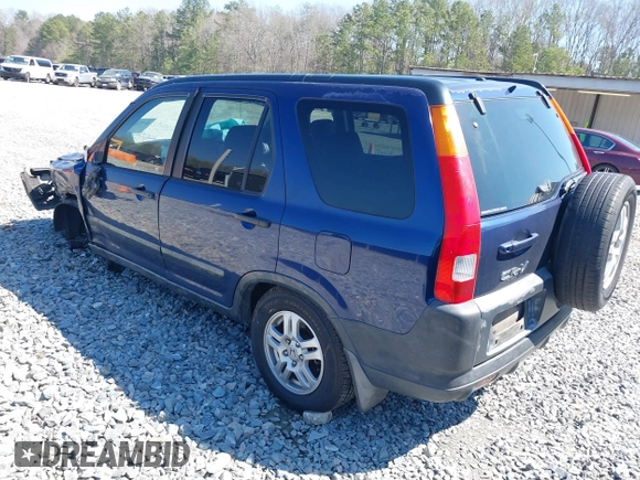 2002 Honda CR-V EX with VIN JHLRD78832C022495, listed as a IAAI auction lot 41771640 with 290,233 mi miles. Bid and sale history available at carsss.com. Image 3.