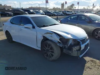 2014 Lexus GS 350 with VIN JTHCE1BL6E5025540, listed as a IAAI auction lot 41725095 with 91,907 mi miles. Bid and sale history available at carsss.com. Image 1.