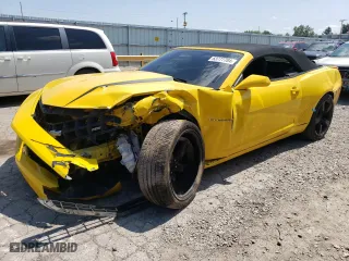 2012 Chevrolet Camaro 2LT with VIN 2G1FC3D31C9197755, listed as a Copart auction lot 63777704 with 186,073 mi miles and Non Repairable. Bid and sale history available at carsss.com. Image 1.