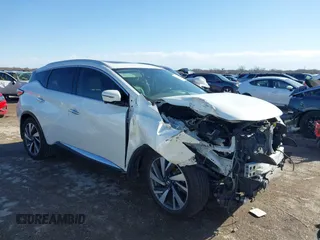 2017 Nissan Murano S with VIN 5N1AZ2MG5HN122702, listed as a IAAI auction lot 41694987 with 126,067 mi miles and . Bid and sale history available at carsss.com. Image 1.