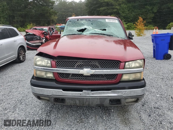 2004 Chevrolet Avalanche Z66 with VIN 3GNEC12TX4G161443, listed as a Copart auction lot 72816494 with Not Provided miles and Salvage Title. Bid and sale history available at carsss.com. Image 5.