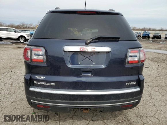 2015 GMC Acadia SLT with VIN 1GKKVRKD8FJ127861, listed as a Copart auction lot 51339945 with 206,265 mi miles and Salvage Title. Bid and sale history available at carsss.com. Image 6.