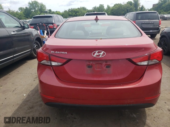 2014 Hyundai Elantra SE z VIN KMHDH4AE6EU196016, wystawiony jako Copart lot #58425485 z przebiegiem 194 100 mil mil oraz Szkoda całkowita • Salvage title. Historia ofert i sprzedaży dostępna na DreamBid. Obrazek 6.